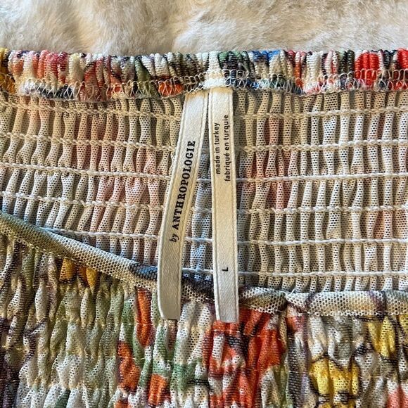 Anthropologie Aurelia Smocked Top Size Large - Picture 9 of 15